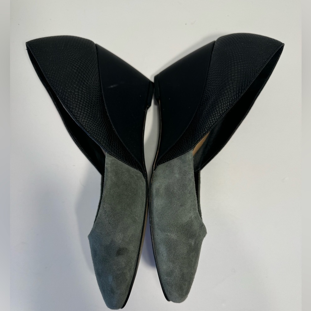 Violet & Red Color Block Wedge Heel Shoes Size 7.… - image 3